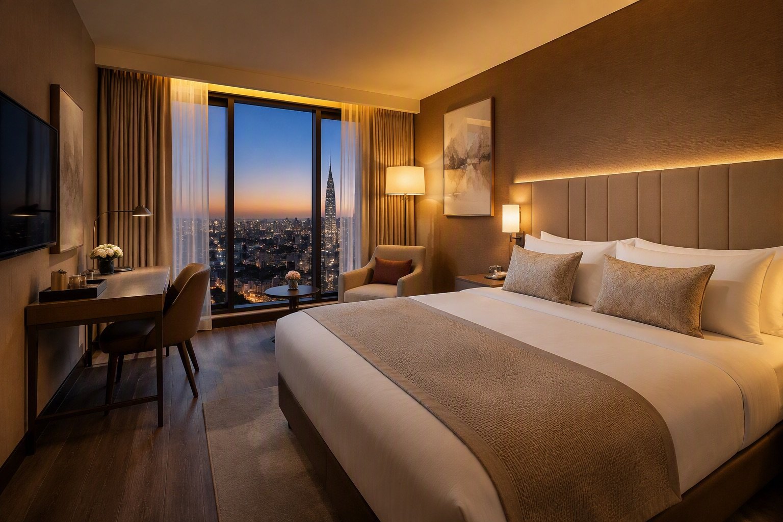 El hotel asociado cerca de la clínica.